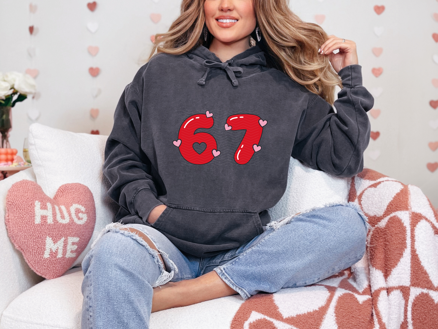 6 7 Hearts DTF TRANSFER