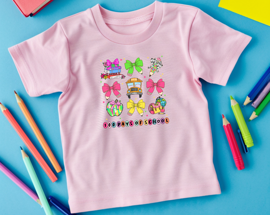 100 Days of School Collage