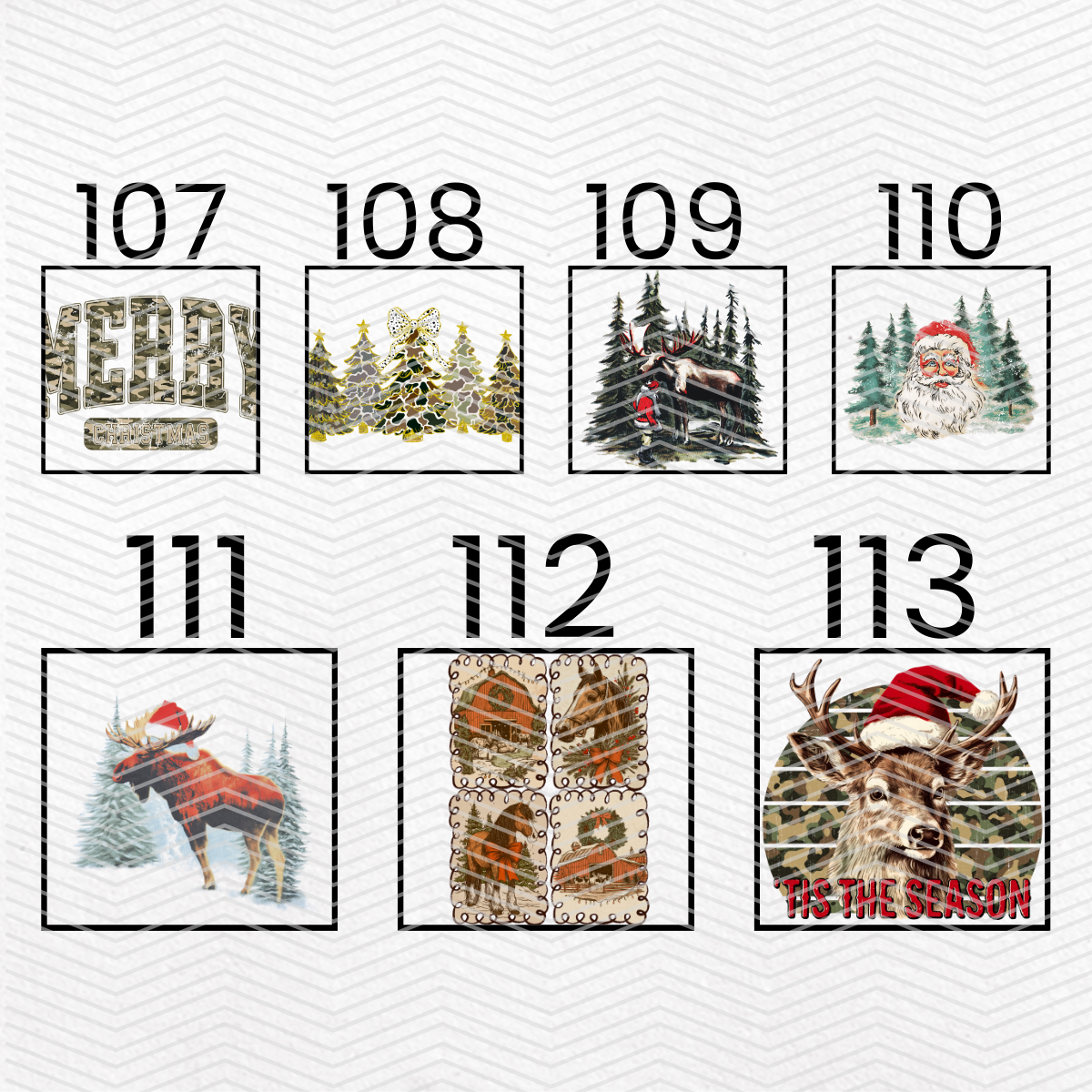 WESTERN CHRISTMAS $2 Transfers - LIVE SALE ONLY Printed Transfers Unlimited Quantities Flat Rate Shipping $10 via UPS Final Sales No Returns or Exchanges