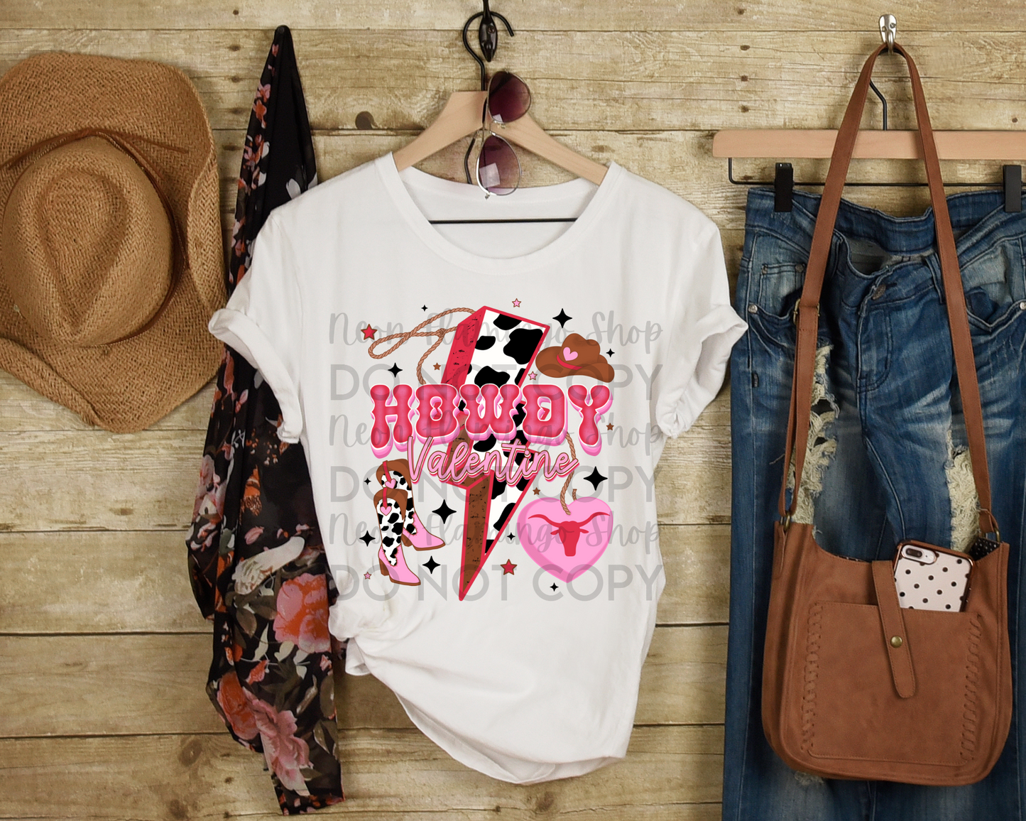 Howdy Valentine DTF TRANSFER