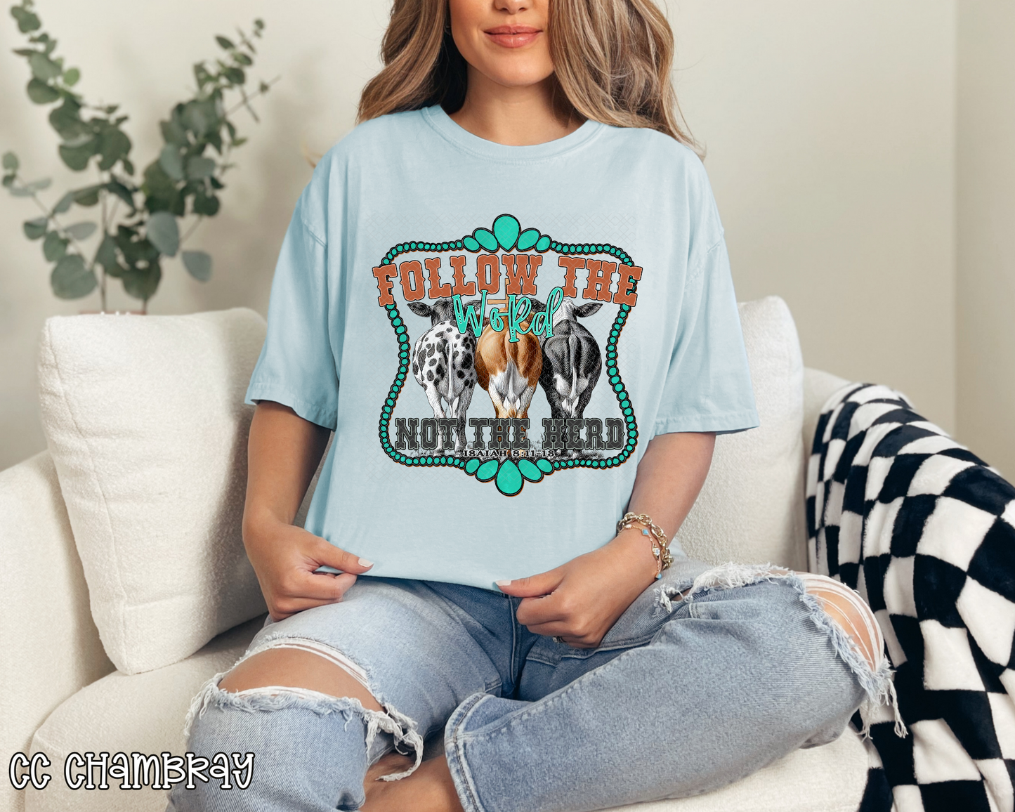 Follow The Word Not The Herd DTF TRANSFER