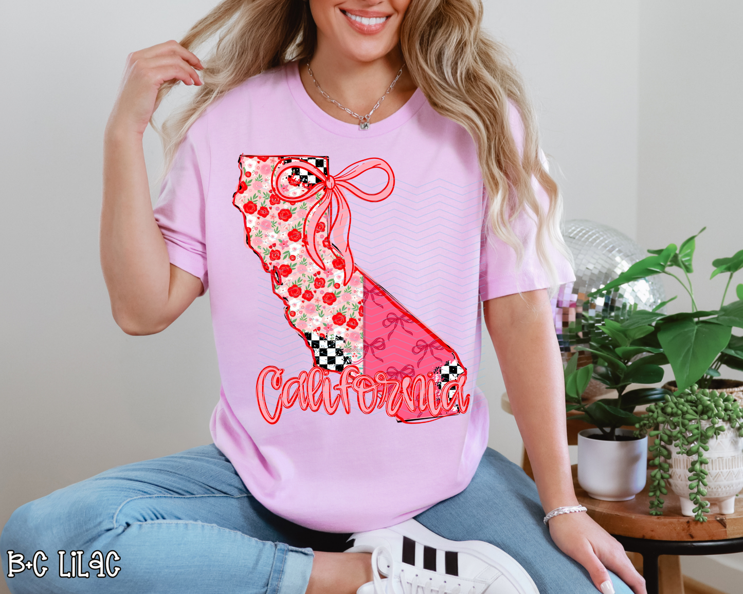 Pink Texas Checkered