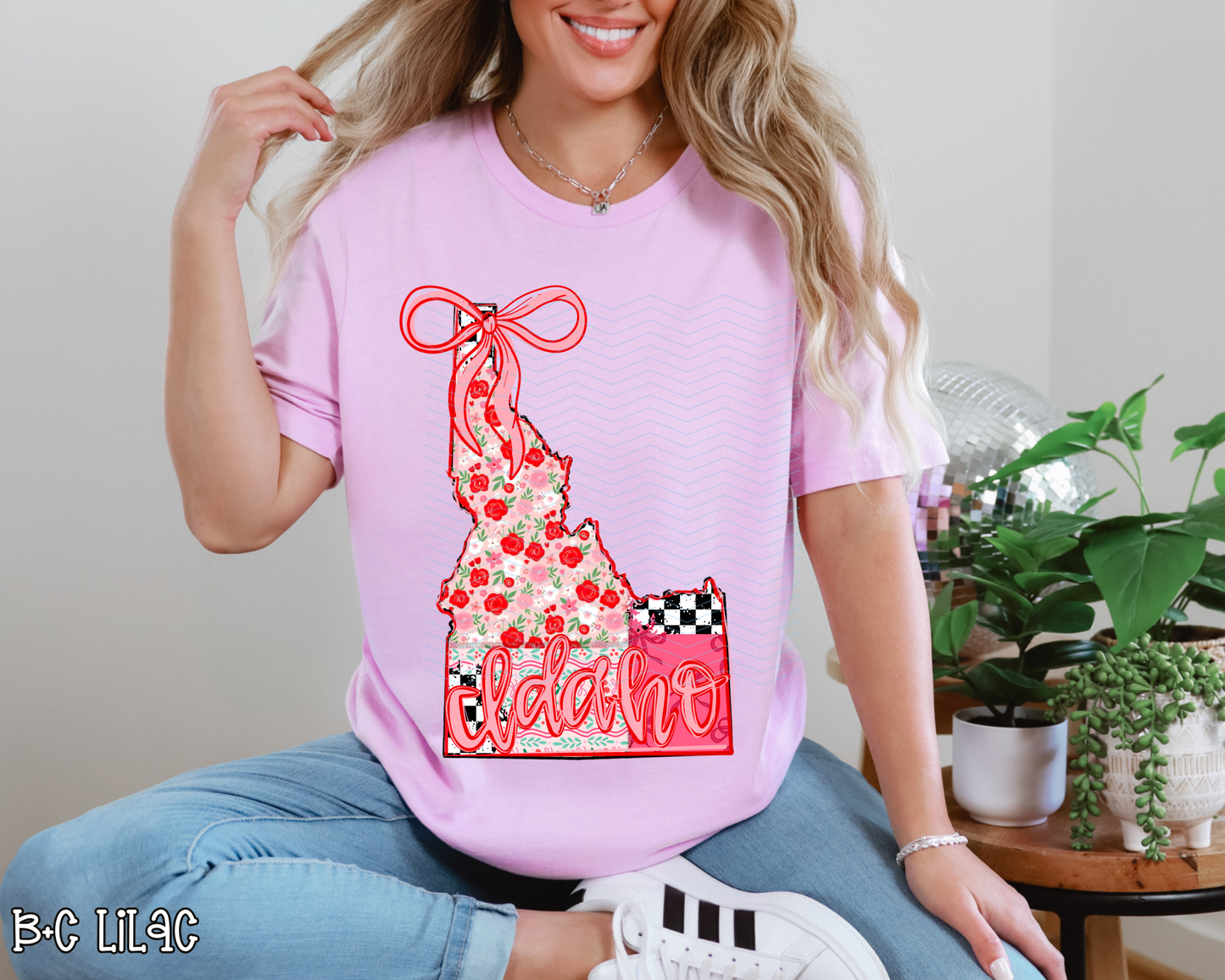 Pink Texas Checkered