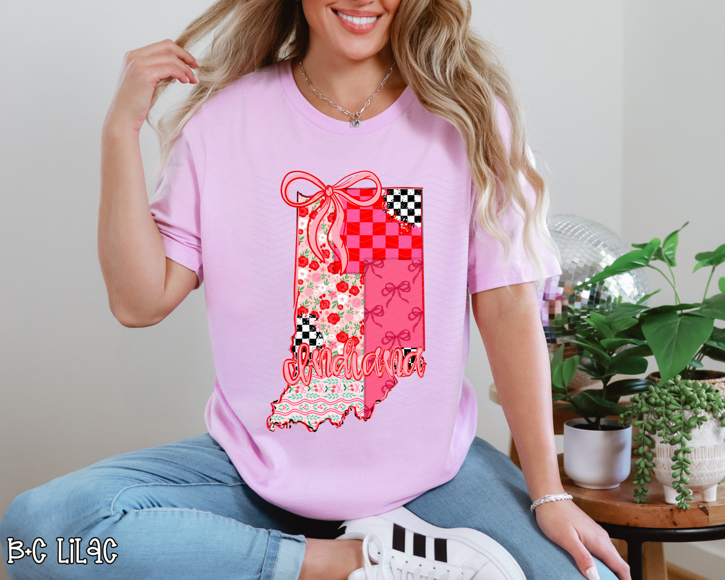 Pink Texas Checkered