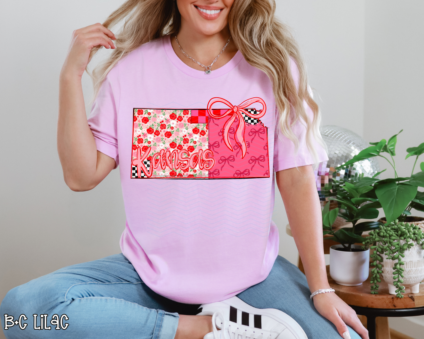 Pink Texas Checkered