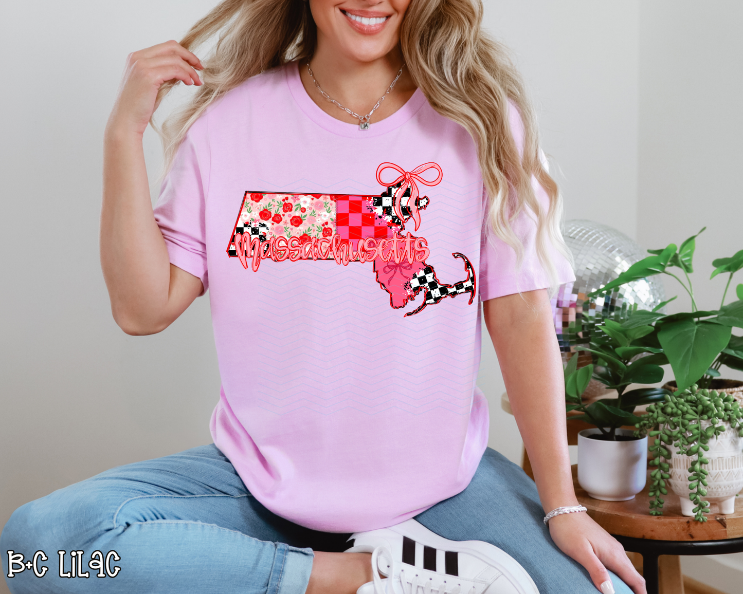 Pink Texas Checkered