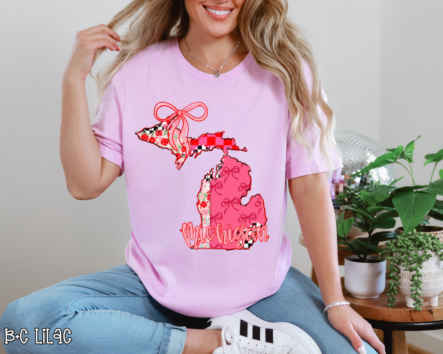 Pink Texas Checkered