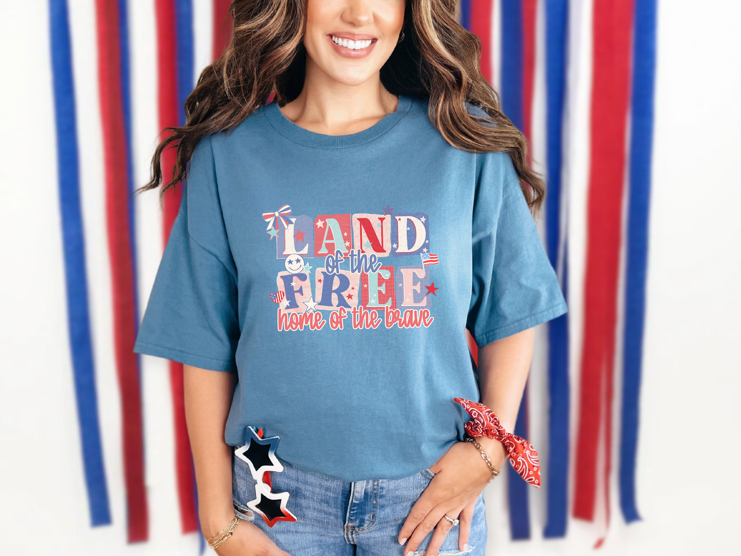 Land of the Free Home of the Brave Magazine Alpha DTF TRANSFER