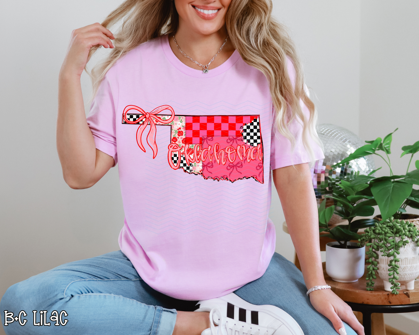 Pink Texas Checkered