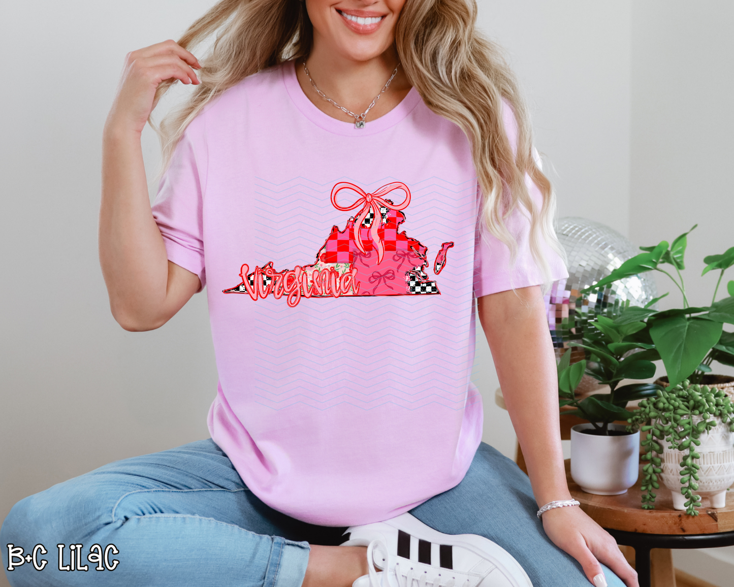 Pink Texas Checkered