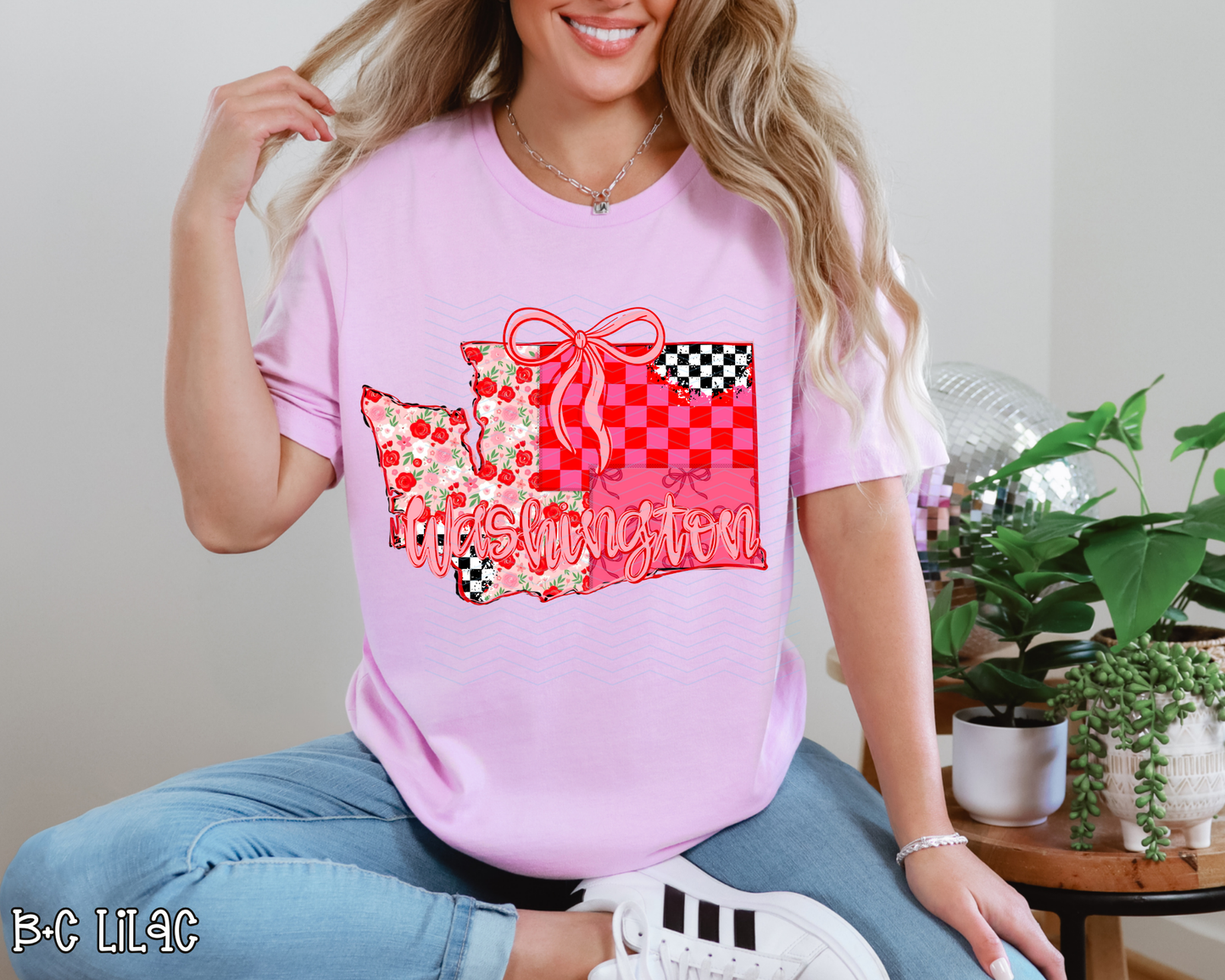 Pink Texas Checkered