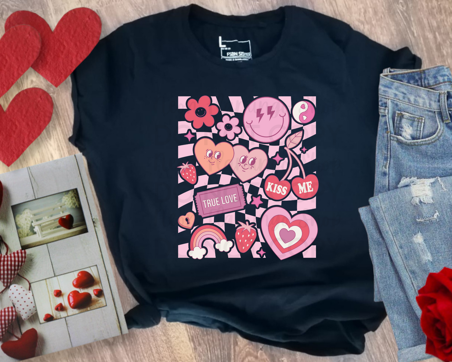 Valentine Collage DTF TRANSFER