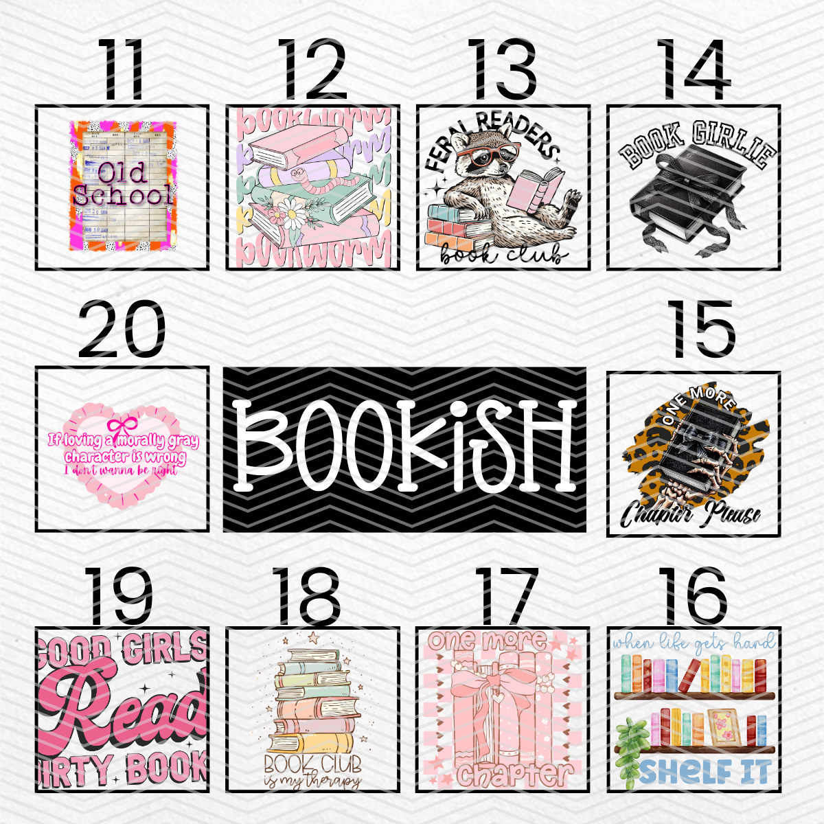BOOKISH $2 Transfers - LIVE SALE ONLY