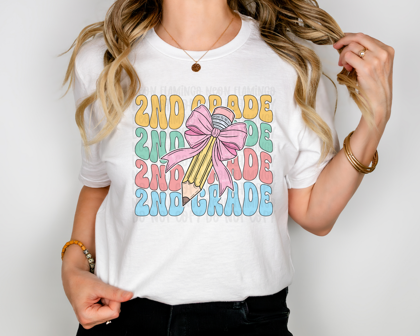 2nd Grade Groovy Pencil Bow