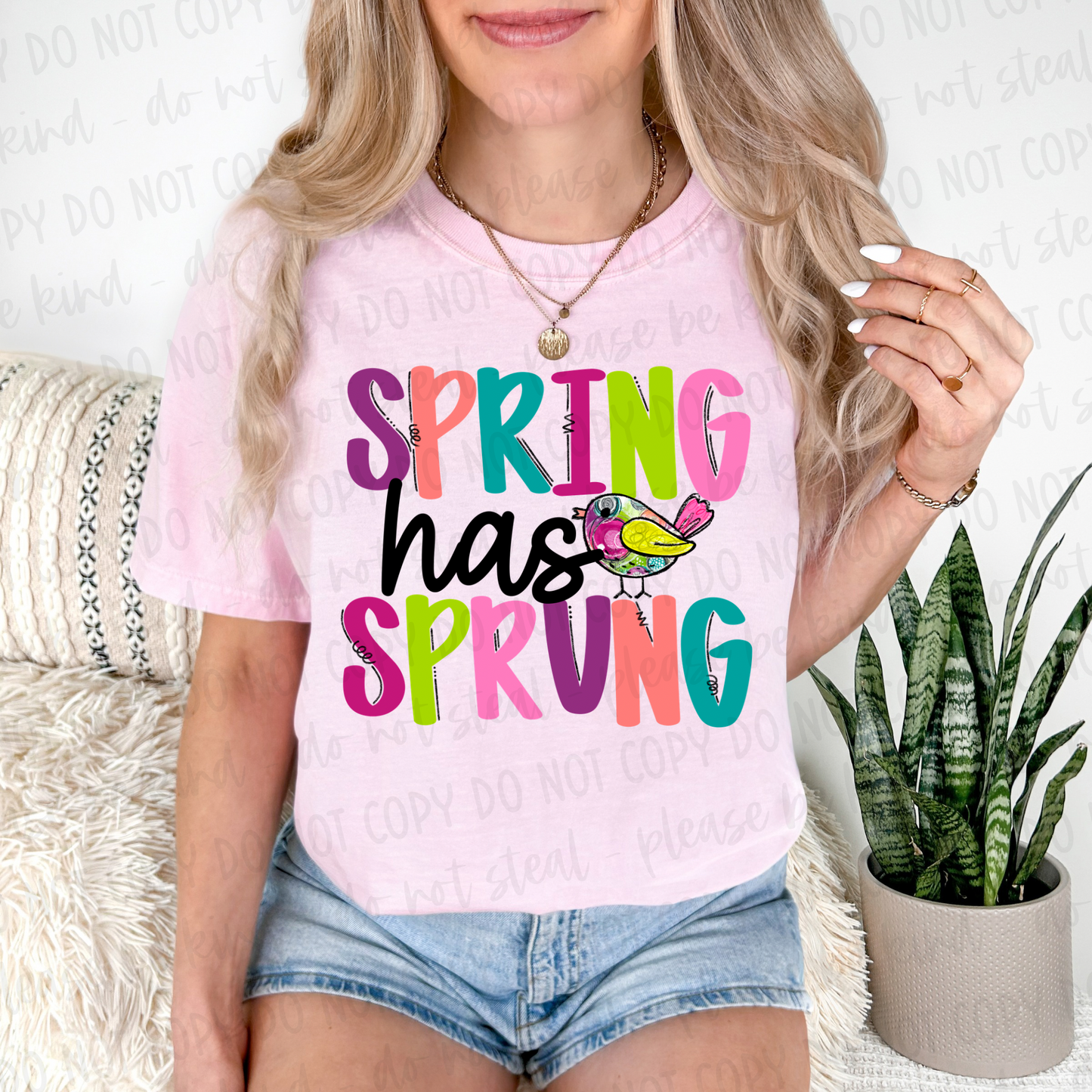 Spring Has Sprung DTF TRANSFER
