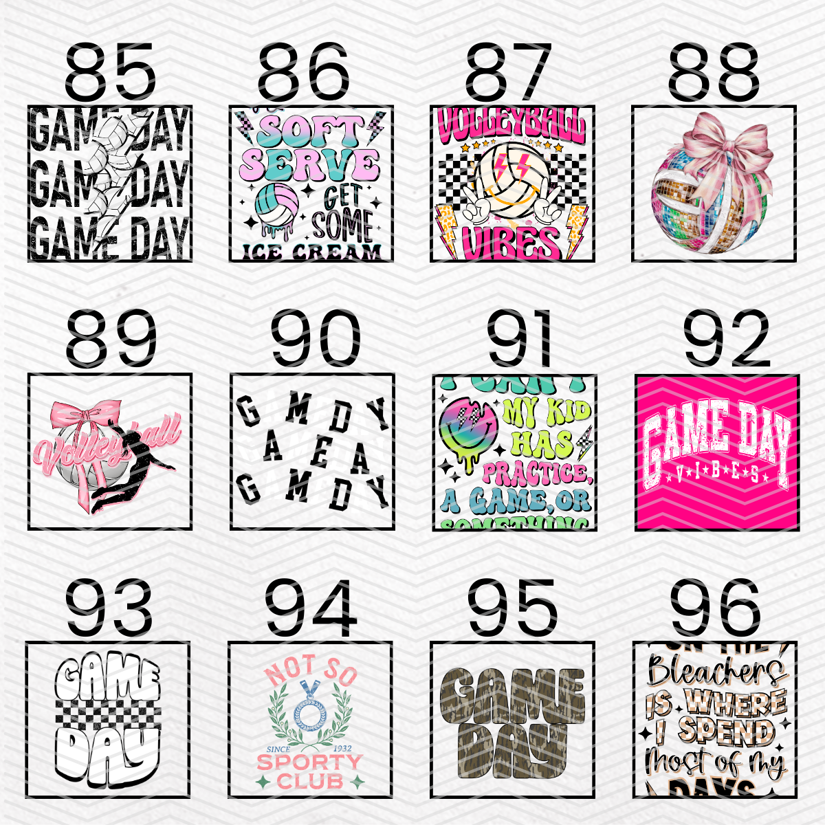 SPORTS $2 Transfers - LIVE SALE ONLY Printed Transfers Unlimited Quantities Flat Rate Shipping $10 via UPS Final Sales No Returns or Exchanges