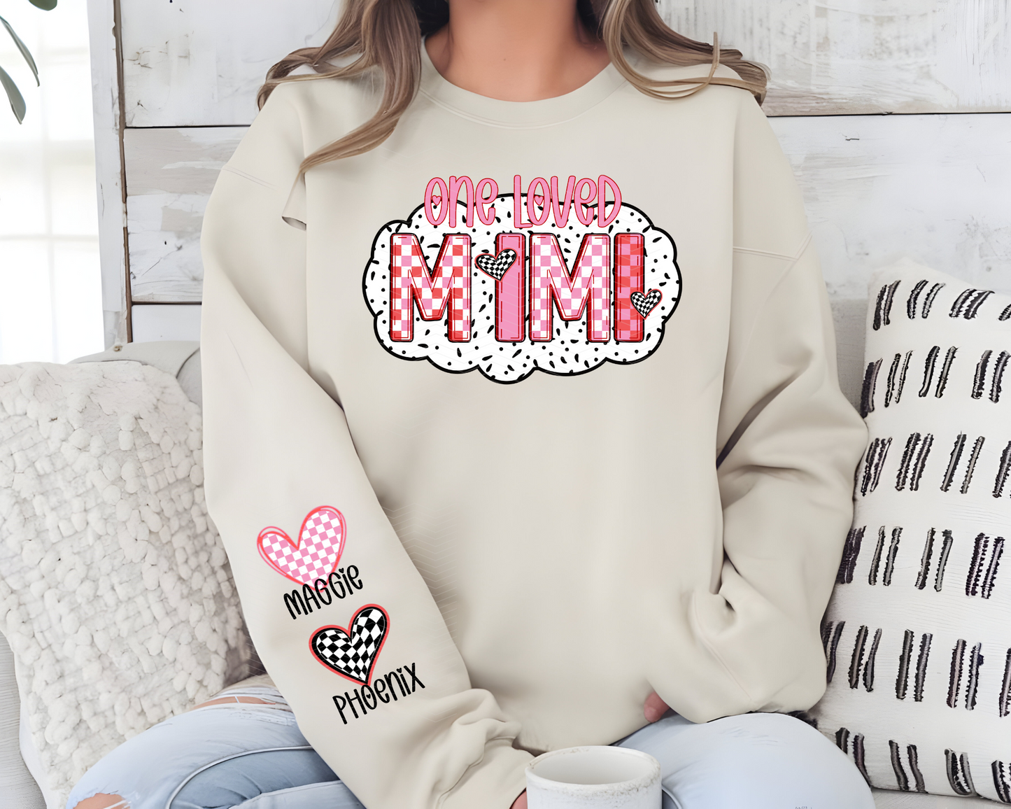 One Loved Valentine with Sleeve | CUSTOM Options | DTF TRANSFER