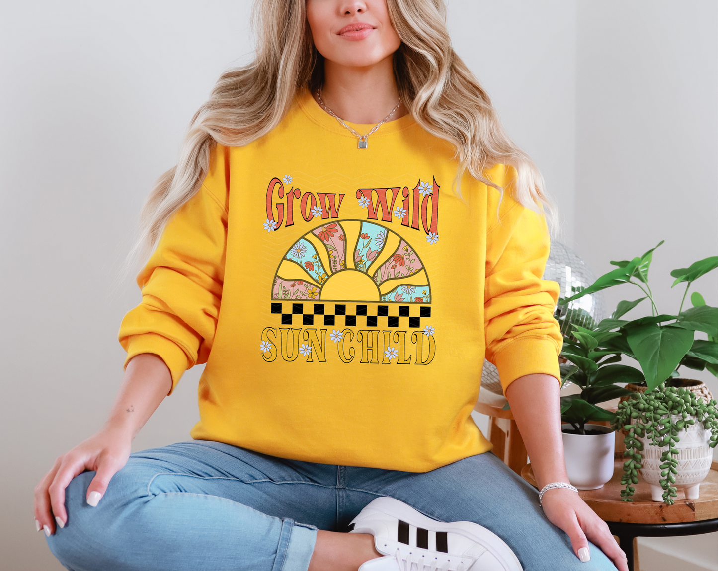 Grow Wild Sun Child DTF TRANSFER