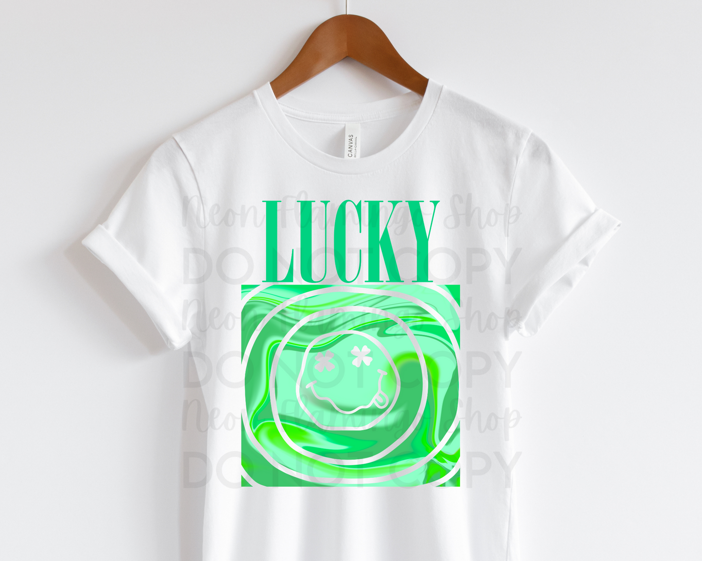 Lucky Band Style Tie-Dye DTF TRANSFER