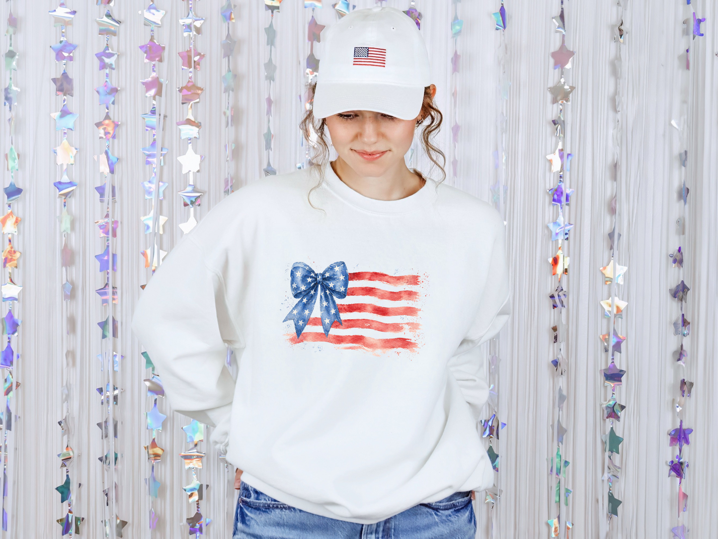 Coquette American Flag DTF TRANSFER