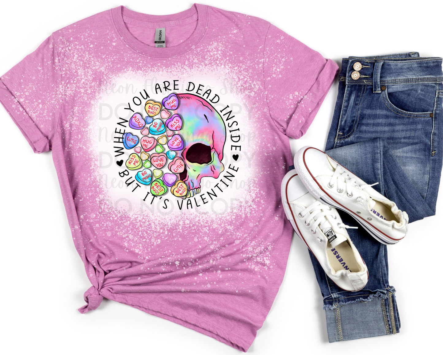 When You Are Dead Inside But It's Valentine's DTF TRANSFER