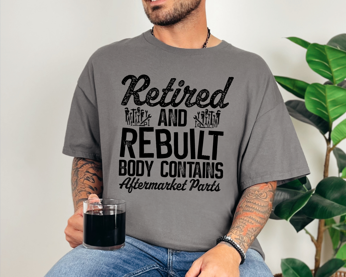Retired and Rebuilt Body Contains Aftermarket Parts DTF TRANSFER