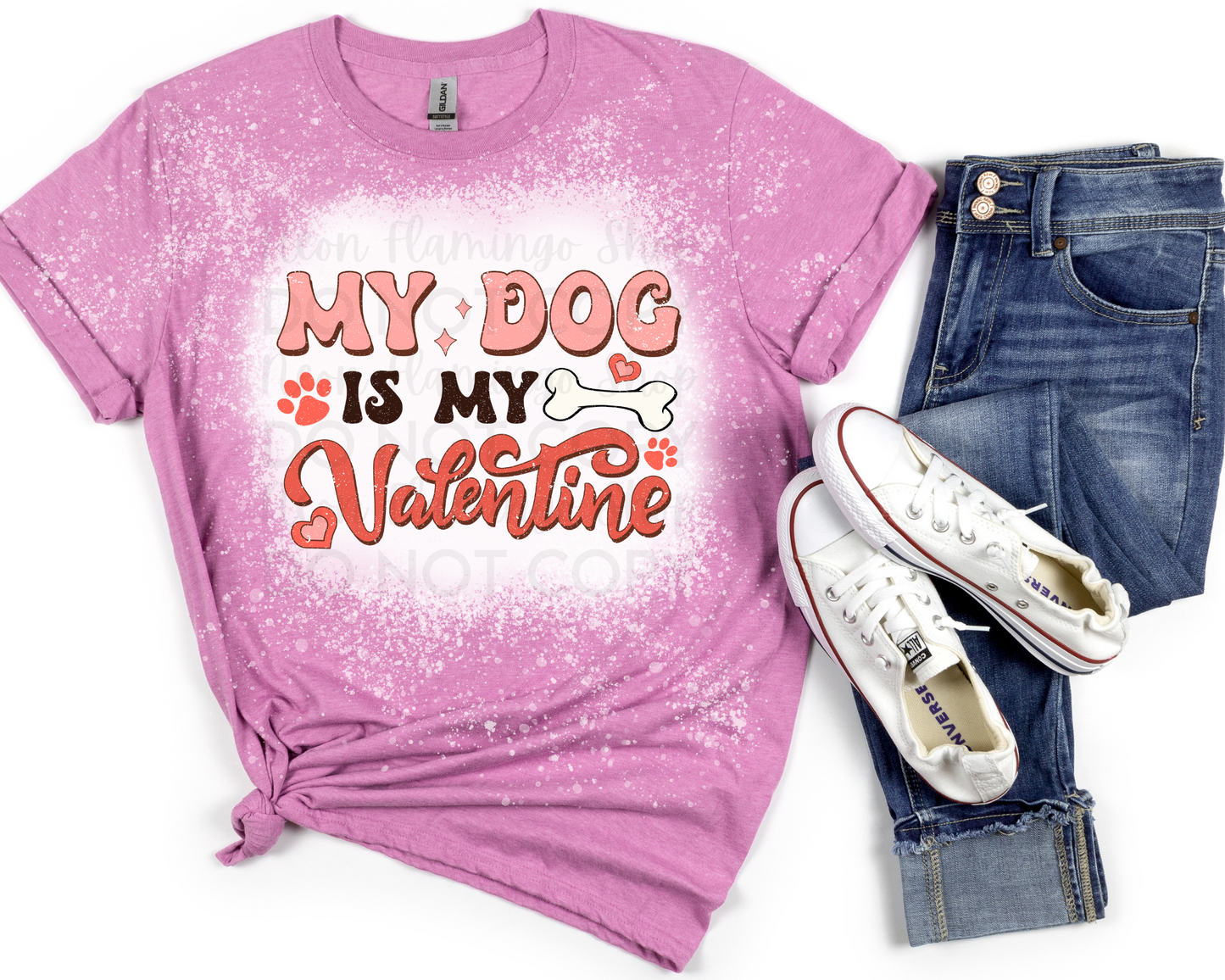 My Dog is My Valentine DTF TRANSFER