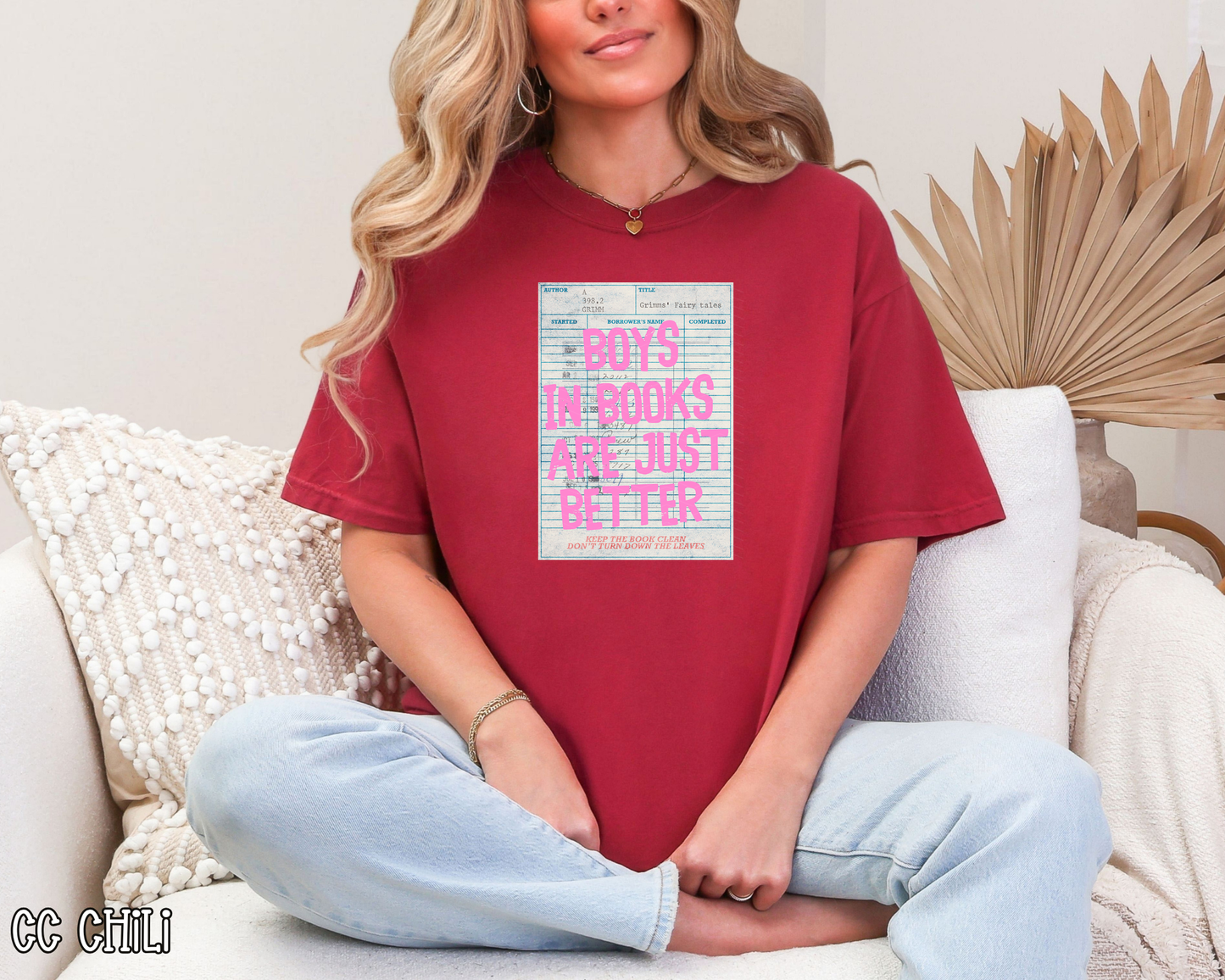 Boys In Books Are Just Better Library Card DTF TRANSFER