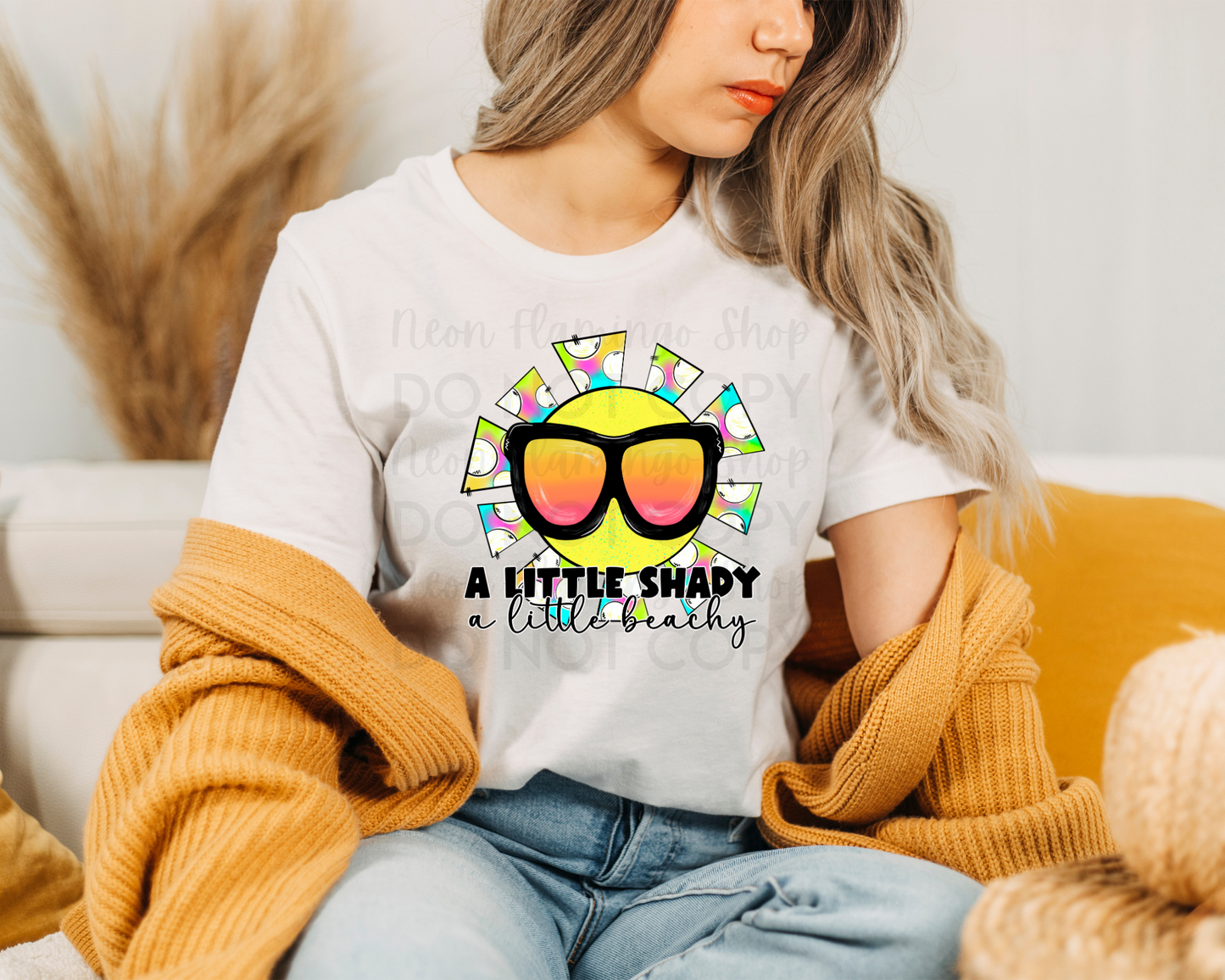 A Little Shady A Little Beachy DTF TRANSFER