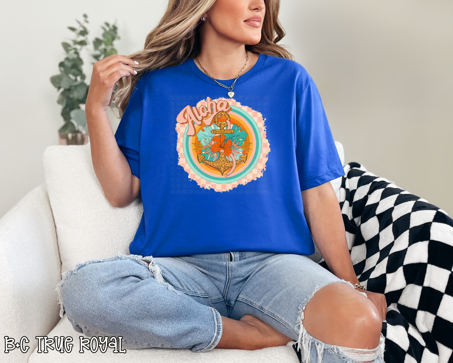 Aloha Anchor Retro DTF TRANSFER