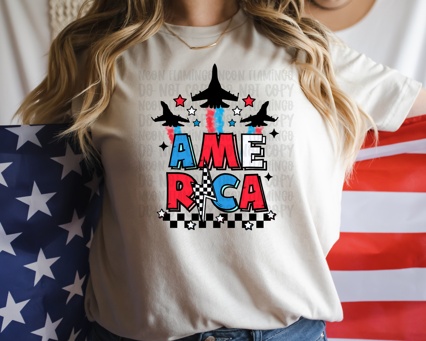 America Jets DTF TRANSFER