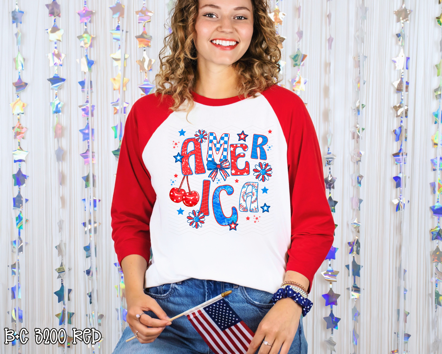 America Retro Coquette DTF TRANSFER