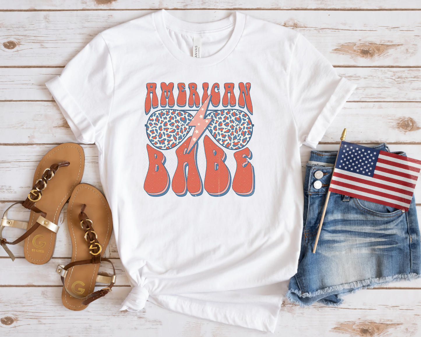 American Babe Retro Sunglasses DTF TRANSFER