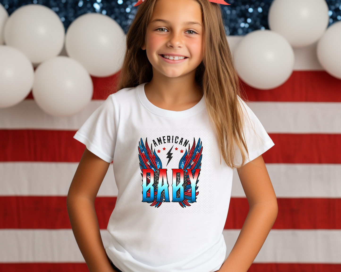 American Baby Wings DTF TRANSFER