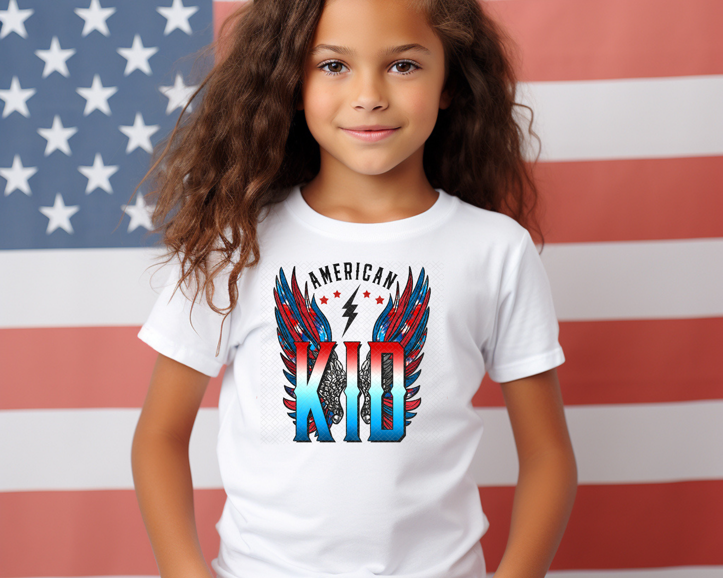 American Kid Wings DTF TRANSFER