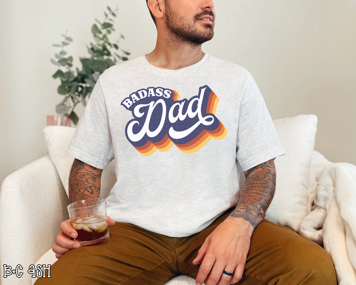 Badass Dad DTF TRANSFER