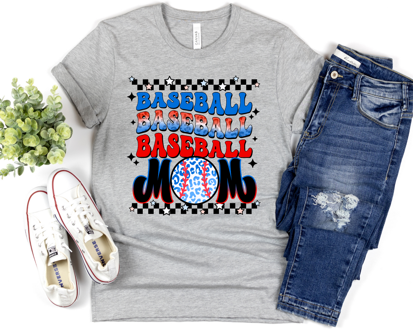 Baseball Mom retro