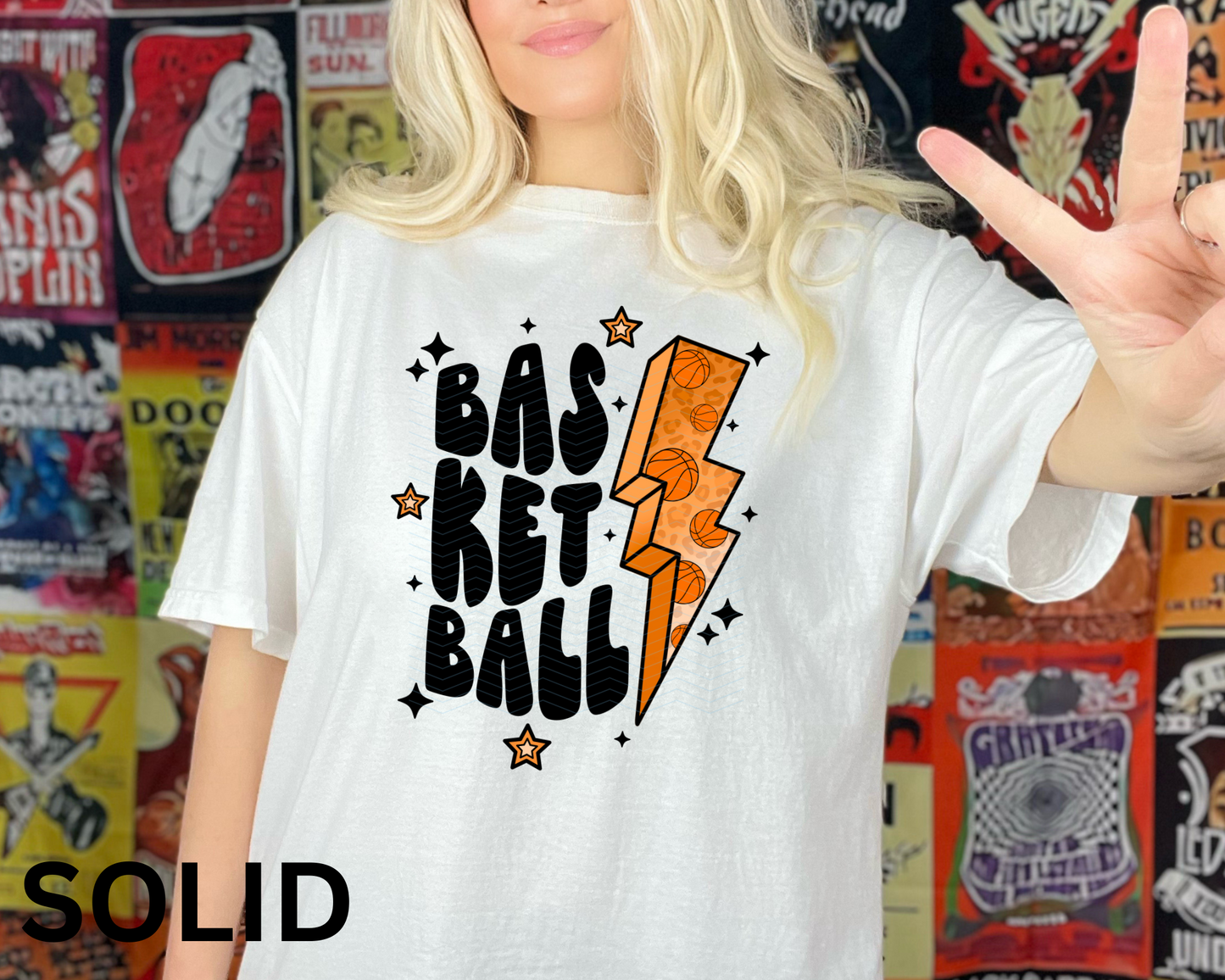 Basketball Leopard Lightning Solid