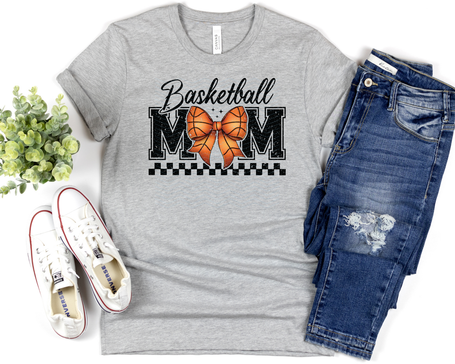 Basketball Mom faux patch