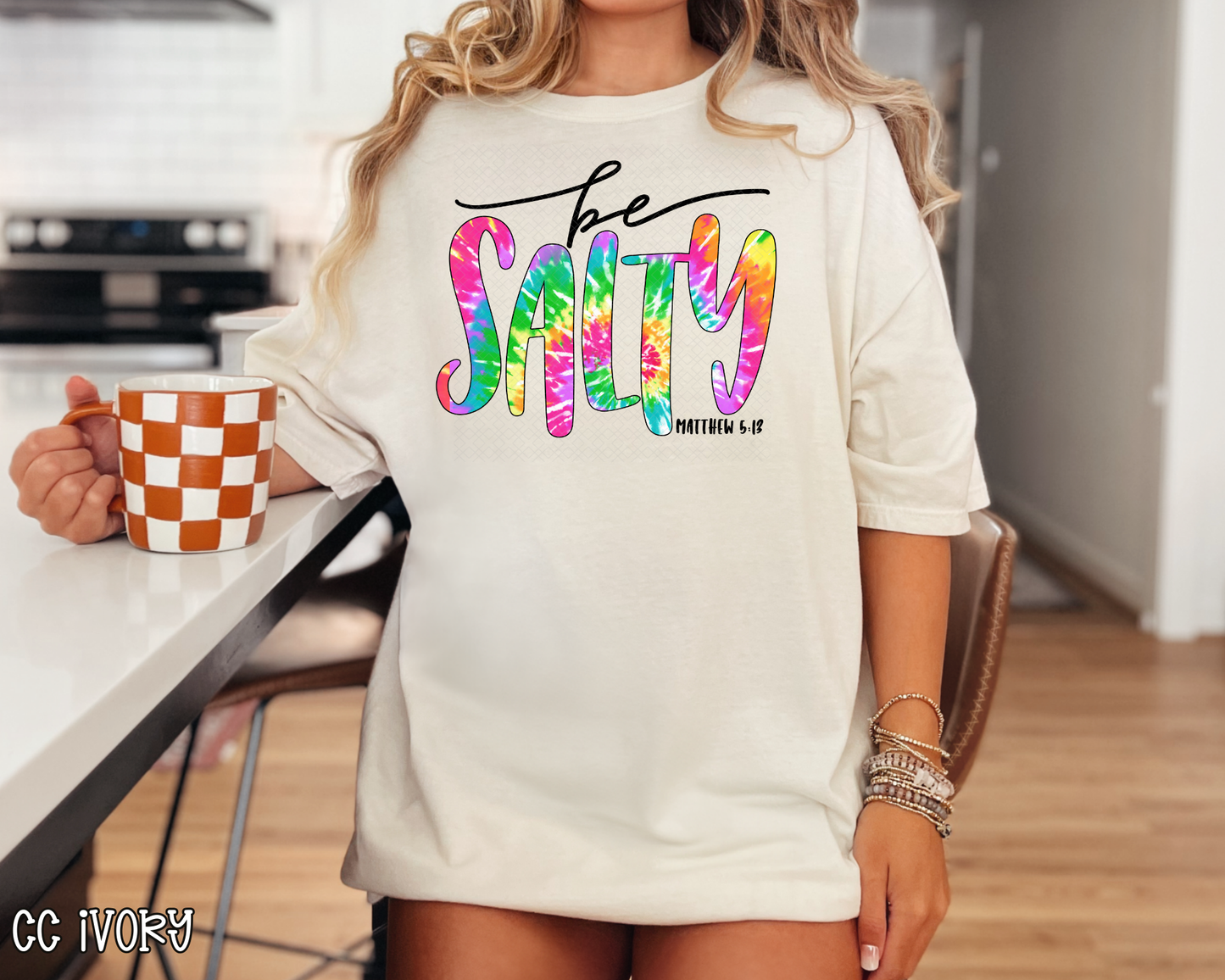 Be Salty Tie-Dye DTF TRANSFER