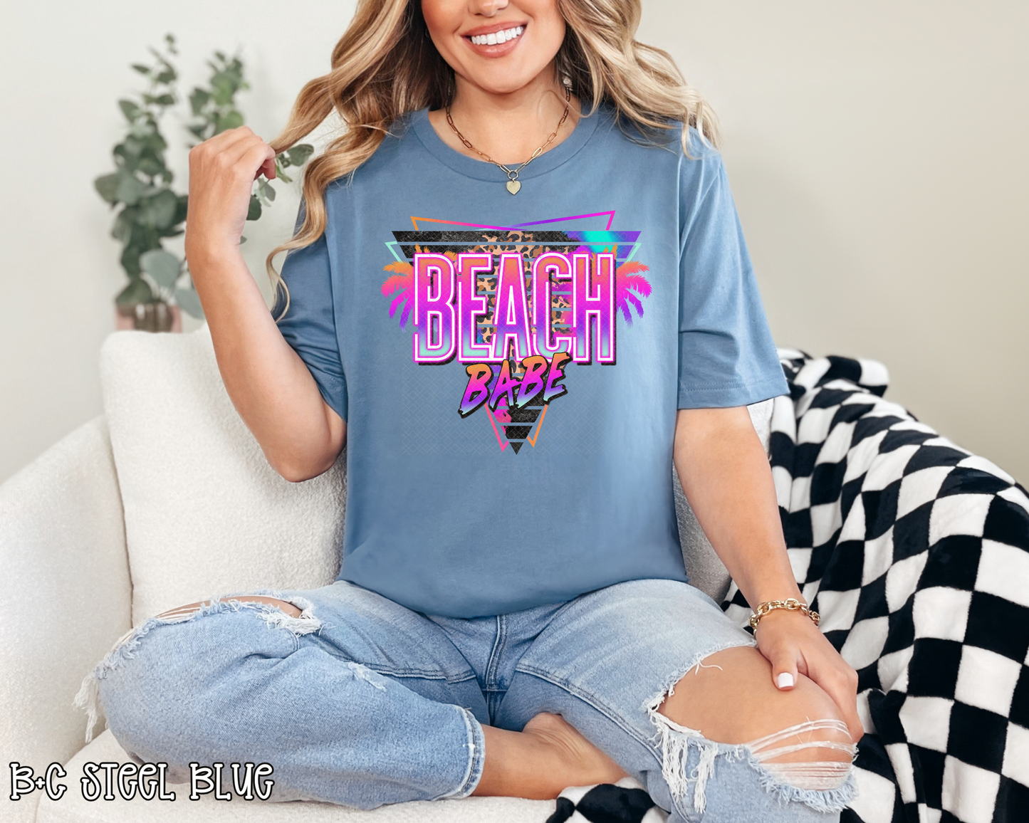 Beach Babe Neon DTF TRANSFER