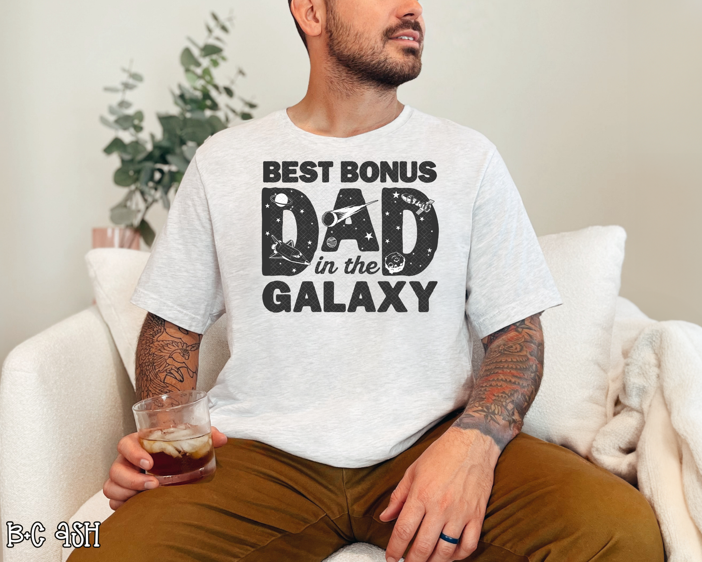 Best Bonus Dad In The Galaxy DTF TRANSFER