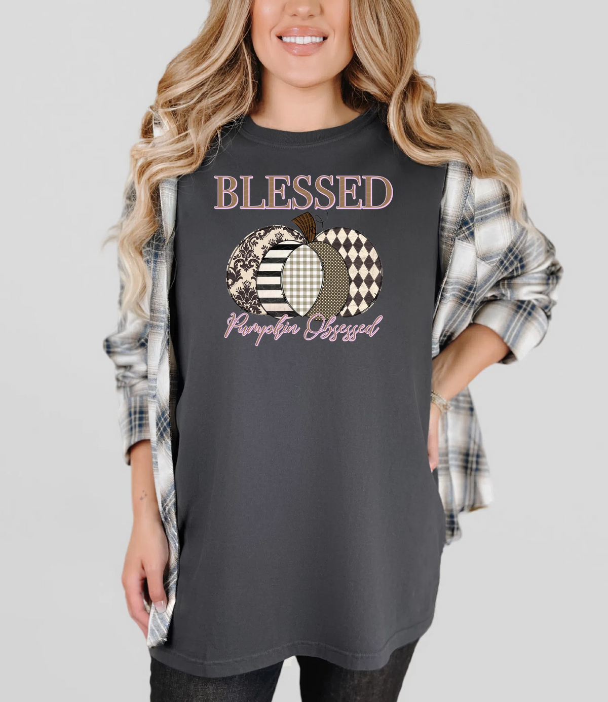 Blessed Pumpkin Obsessed DTF TRANSFER