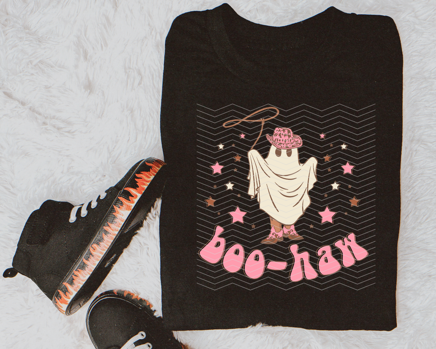Boo-Haw Ghost Pink DTF TRANSFER