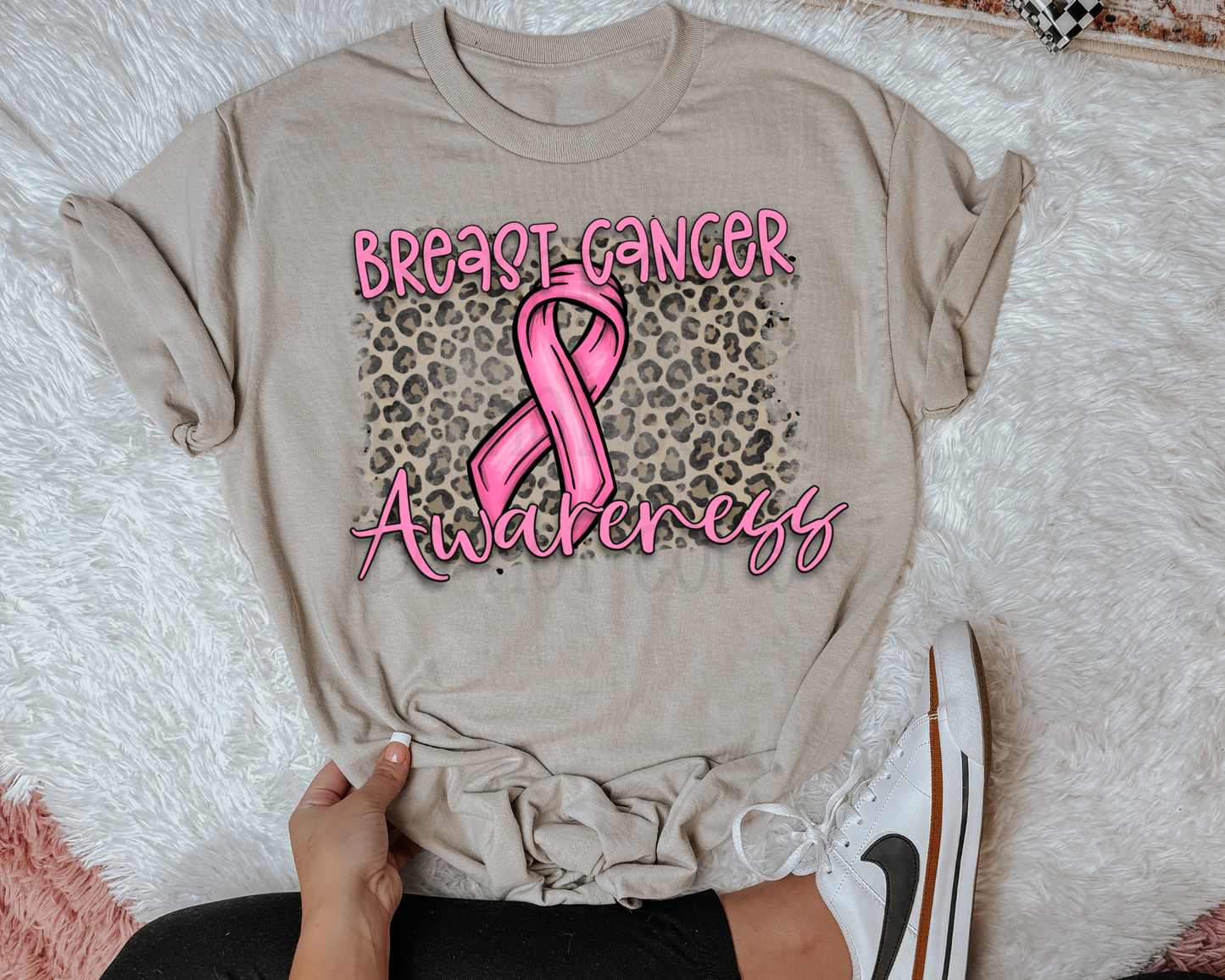 Breast Cancer Awareness Leopard