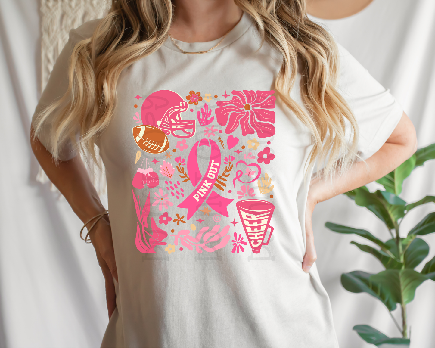 Breast Cancer Boho Collage