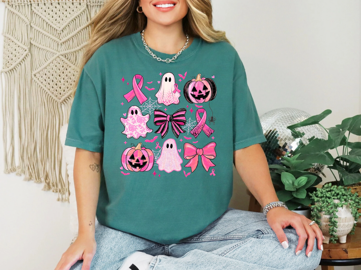 Breast Cancer Awareness Collage Pink DTF TRANSFER