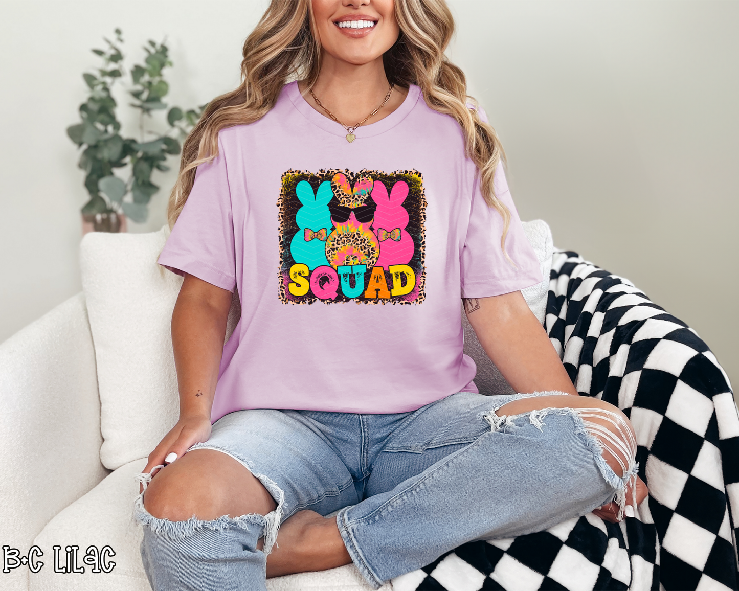 Bunny Squad Leopard Neon | 3 Colors | DTF TRANSFER