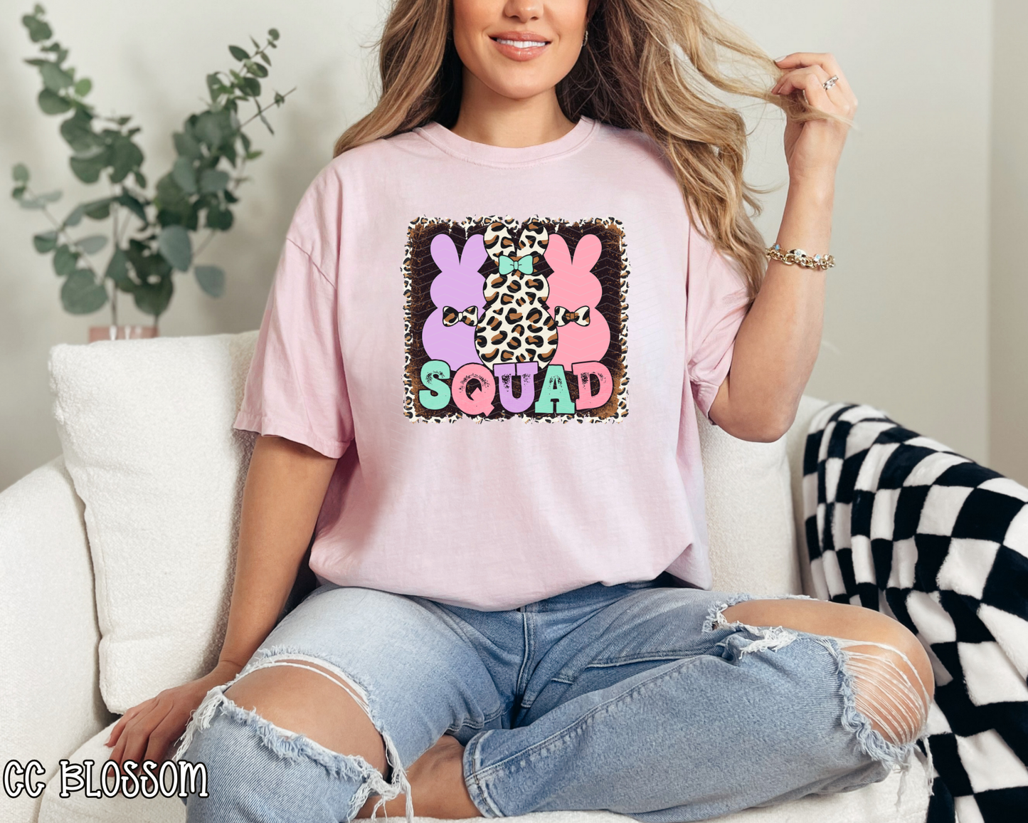 Bunny Squad Leopard Neon | 3 Colors | DTF TRANSFER