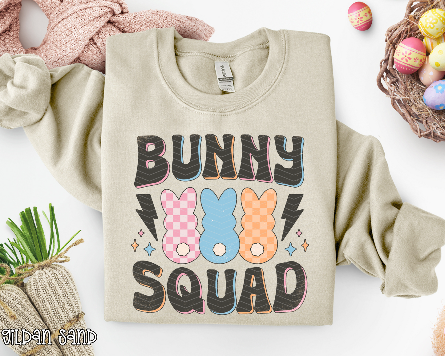 Bunny Squad Lightning Sparkle DTF TRANSFER